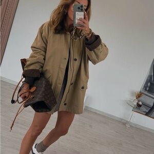 Dickies Men's Water Repellent Duck Hooded Shirt Jacket